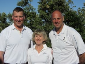 Lady Captain with Matt and Steve