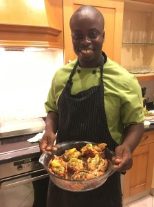 Vivien our cook for the week